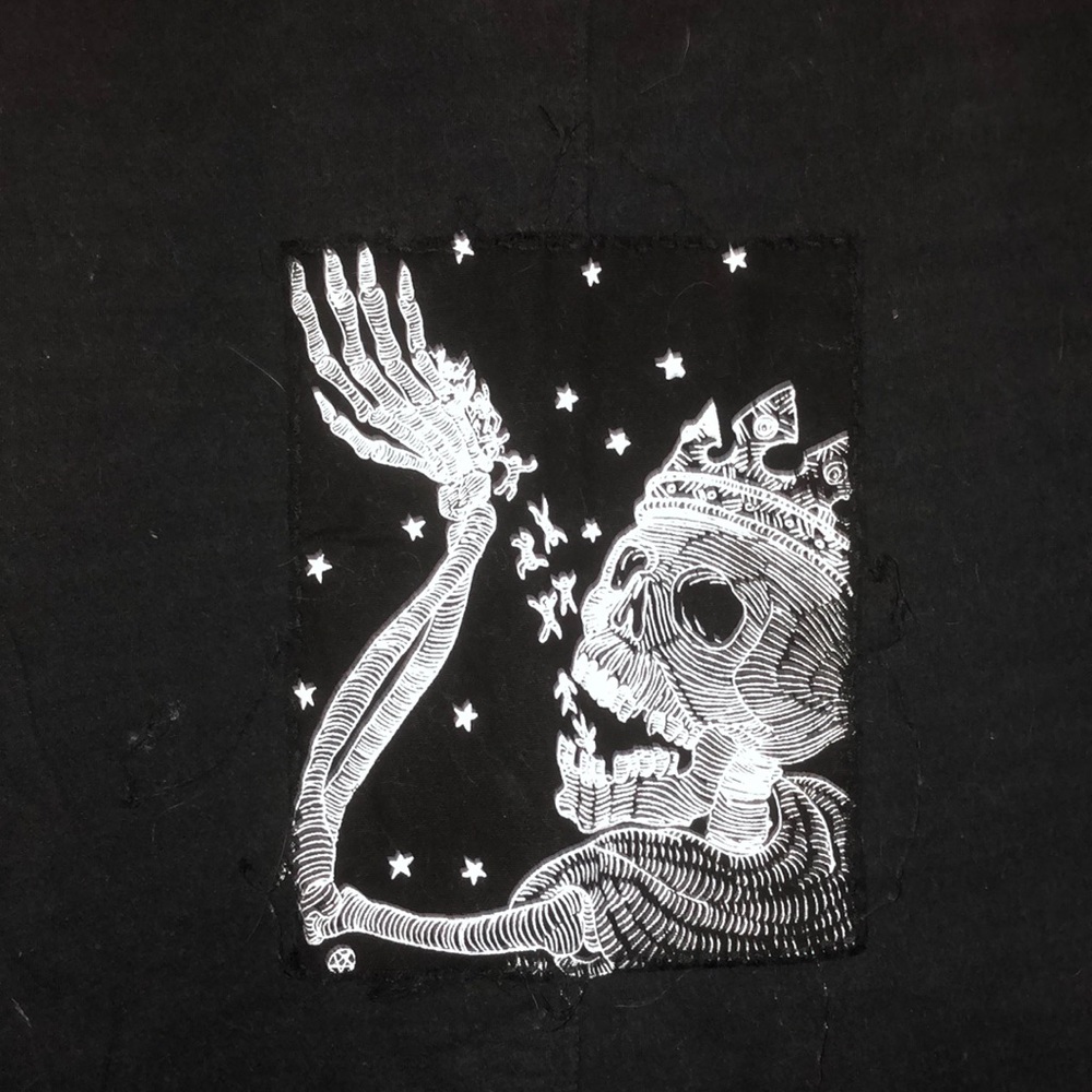 Black skeleton sweatshirt